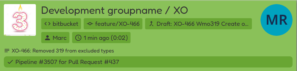 BitBucket status example